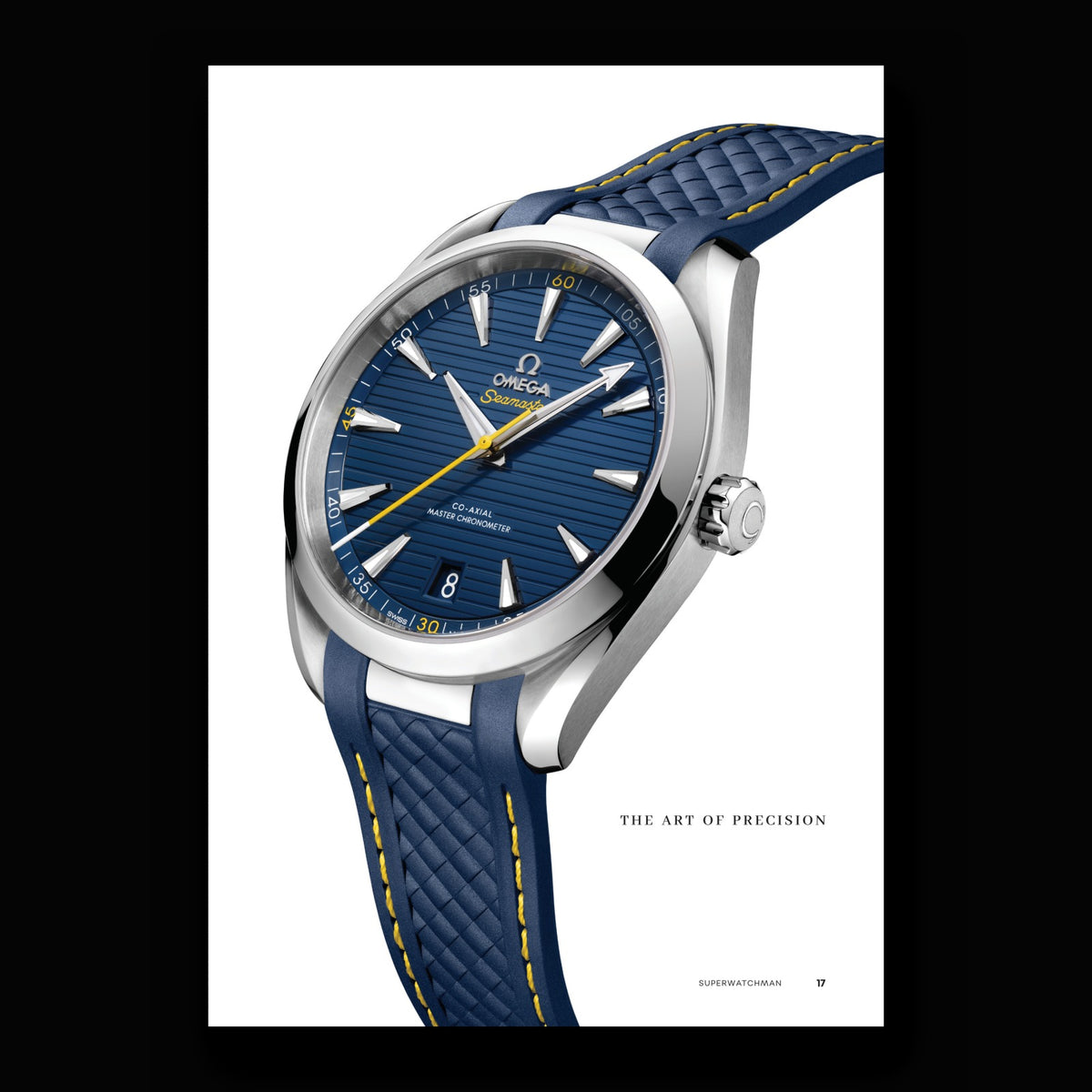 Omega Aqua Terra photography from the 2025 Superwatchman print edition